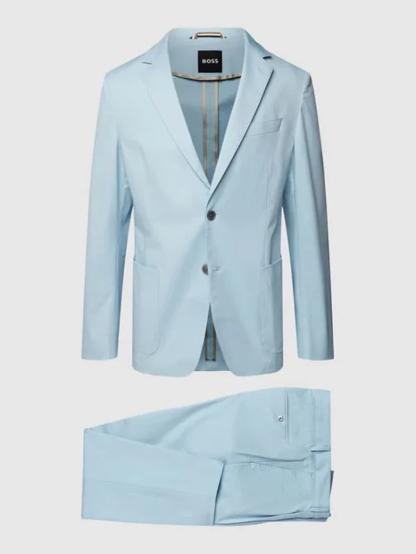 Aktion ? BOSS Slim Fit Anzug Modell ‘Hanry’ – Hellblau ? 3