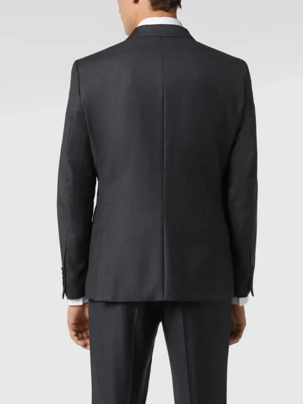 CG – Club Of Gents Slim Fit 2-Knopf-Sakko Aus Schurwolle – ‚Savile Row‘ – Dunkelgrau 6