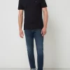 Neu ? CK Calvin Klein Poloshirt Mit Logo-Stickerei – Marineblau ? 19