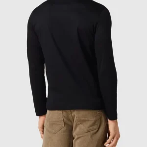 Top 10 ? Pierre Cardin Poloshirt Mit Label-Detail Modell ‘Longsleeves’ – Schwarz ✨ 15