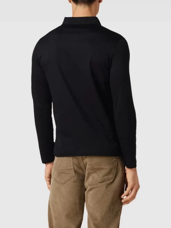 Top 10 ? Pierre Cardin Poloshirt Mit Label-Detail Modell ‘Longsleeves’ – Schwarz ✨ 6