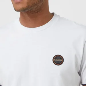 Schlussverkauf ? Napapijri T-Shirt Aus Baumwolle Modell ‘Whale’ – Weiß ? 11