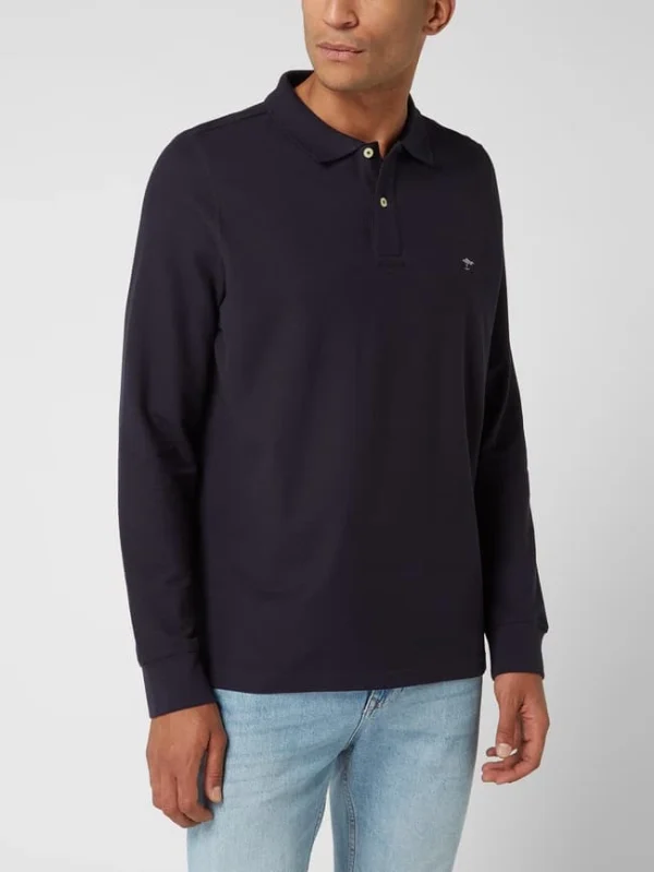 Fynch-Hatton Poloshirt Aus Supima®-Baumwolle – Marineblau 5