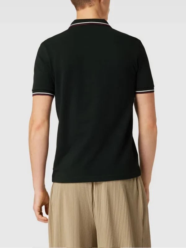 Fred Perry Poloshirt Mit Label-Stitching – Dunkelgrün 6