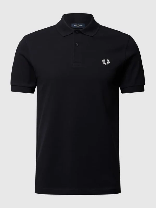 Billig ? Fred Perry Poloshirt Aus Piqué – Dunkelblau ? 3