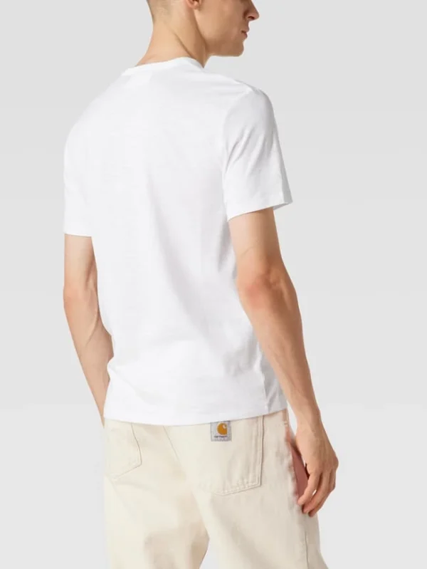 Am billigsten ? Tom Tailor T-Shirt Mit Streifenmuster – Weiß ❤️ 6