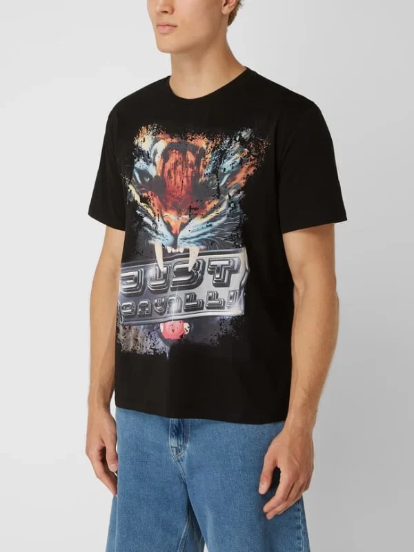 Auslauf ? Just Cavalli T-Shirt Mit Print – Schwarz ? 5