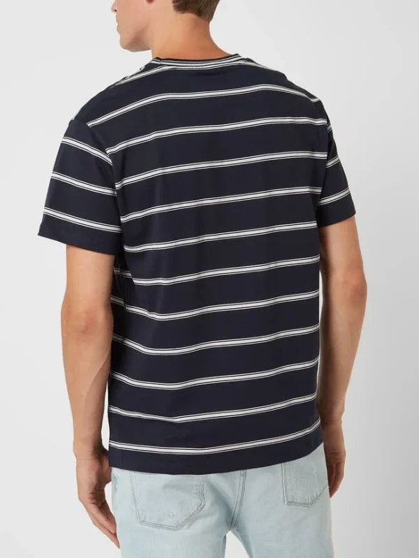 Rabatt ? Pepe ? Jeans T-Shirt Mit Streifenmuster Modell ‘Troy’ – Dunkelblau ✨ 6