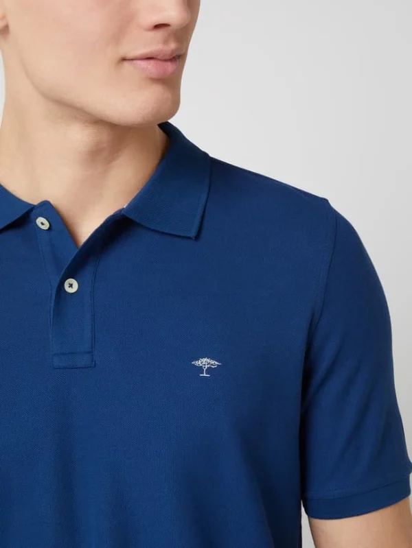Neu ? Fynch-Hatton Poloshirt Aus Supima®-Baumwolle – Dunkelblau ? 4