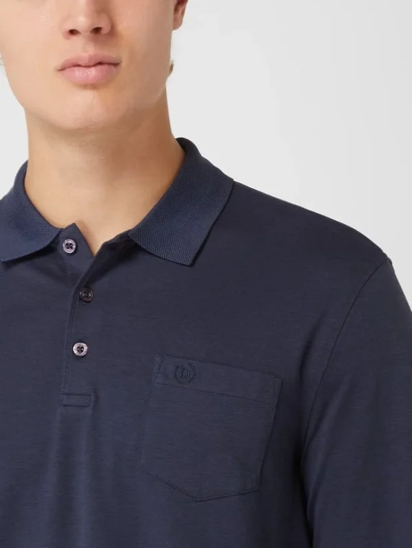 Besorgen ? Bugatti Poloshirt Aus Piqué – Marineblau ? 4