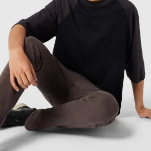 REVIEW Oversized T-Shirt Aus Baumwolle Mit Raglanärmeln – Schwarz 11