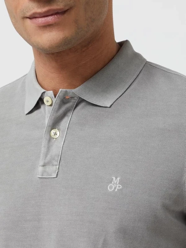 Marc O’Polo Poloshirt Aus Baumwolle – Hellgrau 4