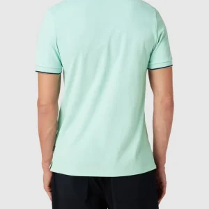 Blitzangebot ? BOSS Slim Fit Poloshirt Mit Kontraststreifen Modell ‘Phillipson’ – Mint ✨ 15