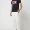 Am billigsten ? Jack & Jones T-Shirt Aus Baumwolle Modell ‘Corp’ – Dunkelblau ? 17