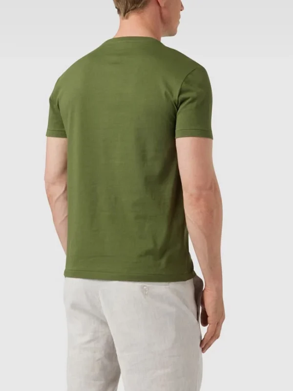 Rabatt ? Polo Ralph Lauren T-Shirt Mit Label-Stitching – Olivgrün ? 6