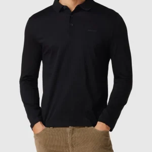 Top 10 ? Pierre Cardin Poloshirt Mit Label-Detail Modell ‘Longsleeves’ – Schwarz ✨ 13