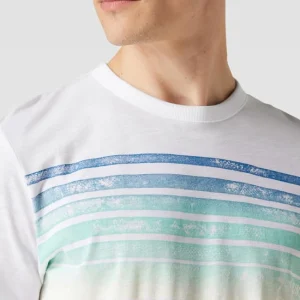 Am billigsten ? Tom Tailor T-Shirt Mit Streifenmuster – Weiß ❤️ 11